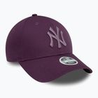 Women's New Era Metallic 9FORTY New York Yankees baseball cap dark purple