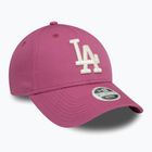 Women's New Era League Essential 9FORTY Los Angeles Dodgers baseball cap purple