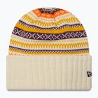 Women's winter beanie New Era Rail Isle Cuff Knit Beanie light beige