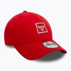 New Era Metallic Patch 9FORTY Chicago Bulls red baseball cap