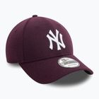 New Era Melton Wool 9FORTY New York Yankees baseball cap purple
