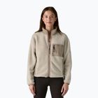 Patagonia women's fleece sweatshirt Synch oatmeal heather w/seabird grey