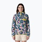 Patagonia women's trekking sweatshirt LW Synch Snap-T P/O wild botanist/tidal teal