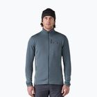 Men's Patagonia R1 Hybrid utility blue fleece sweatshirt