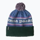 Winter hat Patagonia Powder Town park stripe: barnacle blue