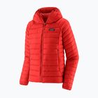 Women's down jacket Patagonia Down Sweater Hoody sizzle red