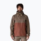 Men's rain jacket Patagonia Torrentshell 3L Rain marlow brown