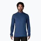 Men's sweatshirt Patagonia Cap Termal Weight Zip Neck clement blue