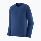 Men's thermal base layer sweatshirt Patagonia Cap Thermal Weight Crew clement blue