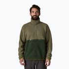 Men's trekking sweatshirt Patagonia Retro Pile 1 / 2 Snap P / O old growth green