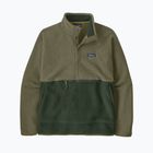 Men's trekking sweatshirt Patagonia Retro Pile 1 / 2 Snap P / O old growth green