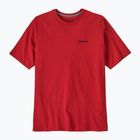 Men's Patagonia P-6 Logo Responsibili-Tee amanita red