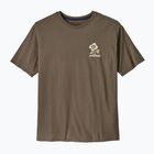 Men's T-shirt Patagonia Balance Organic peace seeds / marlow brown