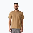 Men's T-shirt Patagonia P-6 Logo Responsibili-Tee talon gold