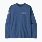 Men's sweatshirt Patagonia Lightweight Unity Fitz Wildrise Crew clement blue