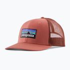 Patagonia P-6 Logo Trucker cap potters red