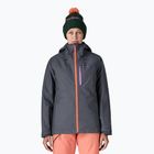 Women's rain jacket Patagonia Insulated Powder Town smolder blue w / orange peel