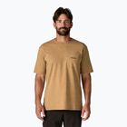 Men's Patagonia Boardshort Logo Pocket Responsibili t-shirt talon gold