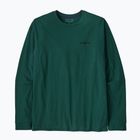 Men's Patagonia P-6 Logo Responsibili cascade green longsleeve