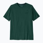 Men's Patagonia P-6 Logo Responsibili-Tee cascade green shirt