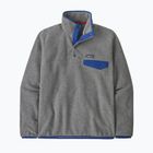 Men's Patagonia LW Synch Snap-T P / O nickel w / clement blue trekking sweatshirt