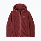 Women's Patagonia Retro Pile Hoody fleece sweatshirt sequoia red