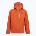 Men's rain jacket Patagonia Granite Crest Rain coal orange