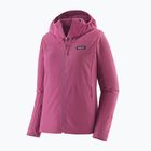 Women's softshell jacket Patagonia R1 CrossStrata Hoody faded magenta