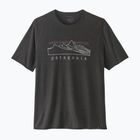 Men's T-shirt Patagonia Cap Cool Trail Stratapeaks ink black