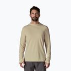 Men's sweatshirt Patagonia Capilene Ultra Hoody pumice/dyno white x-dye