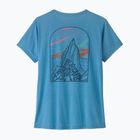 Women's T-shirt Patagonia Capilene Cool Daily - Cloud Crag shore blue/light shore blue x-dye