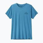 Women's T-shirt Patagonia Capilene Cool Daily - Cloud Crag shore blue/light shore blue x-dye
