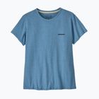 Women's T-shirt Patagonia P-6 Logo Responsibili-Tee shore blue