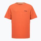 Men's T-shirt Patagonia P-6 Logo coal orange