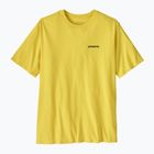 Men's T-shirt Patagonia P-6 Logo Responsibili-Tee p-6 outline/lemon zest