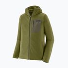 Men's trekking sweatshirt Patagonia R1 Air Full Zip Hoody caper green