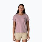 Women's T-shirt Patagonia P-6 Logo Responsibili-Tee qulet violet