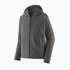 Men's softshell jacket Patagonia R1 TechFace Hoody forge grey