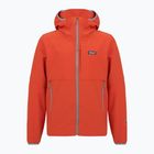 Men's softshell jacket Patagonia R1 TechFace Hoody hot ember