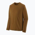 Men's long-sleeve trekking shirt Patagonia Cap Cool Merino Blend LS wolf brown