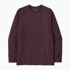 Men's longsleeve Patagonia P-6 Logo Responsibili berry fig