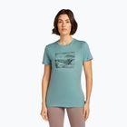 Women's T-shirt icebreaker Merino 150 Tech Lite Terrain hydro