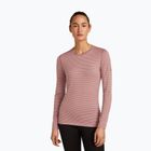 Women's thermal base layer top icebreaker 200 Oasis Crewe summit/blush/s
