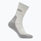 Icebreaker women's socks Merino Hike+ Light Crew blizzard heather/alloy