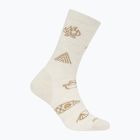 Women's socks icebreaker Merino Ultralight Crew Camp Ess ecru heather/sand