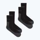Men's socks icebreaker Merino Hike+ Light Crew 2 pairs black/obsidian