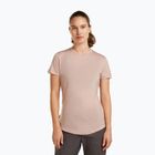Women's trekking T-shirt icebreaker Merino 125 Cool-Lite™ Sphere III pink quartz