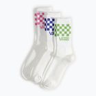 Socks Vans Classic Check Crew 3 pairs pink fizz
