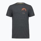 Men's T-shirt Smartwool Lunar Bear Active SS Graphic Tee charcoal heather