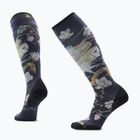 Women's ski socks Smartwool Ski Zero Cushion Nightwatcher Prrint OTC black